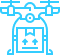 drone delivery blue